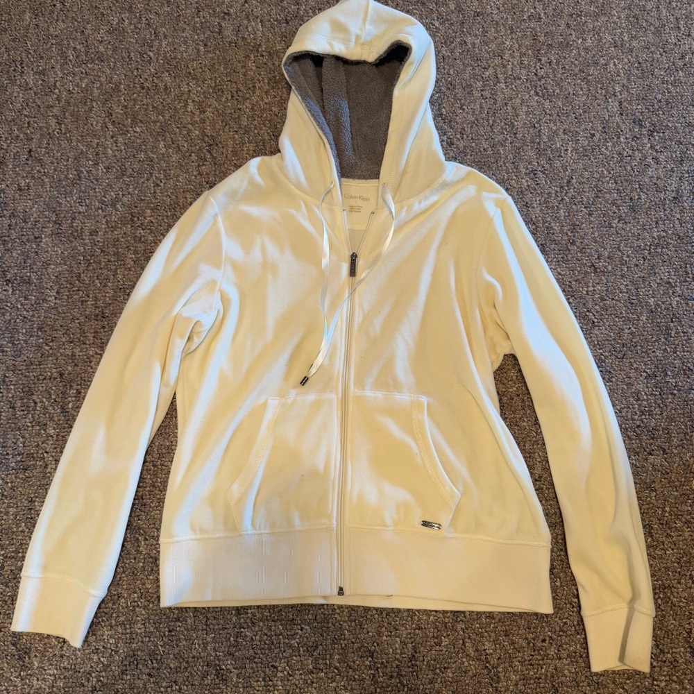 Calvin Klein Vintage Velour Tracksuit Jacket